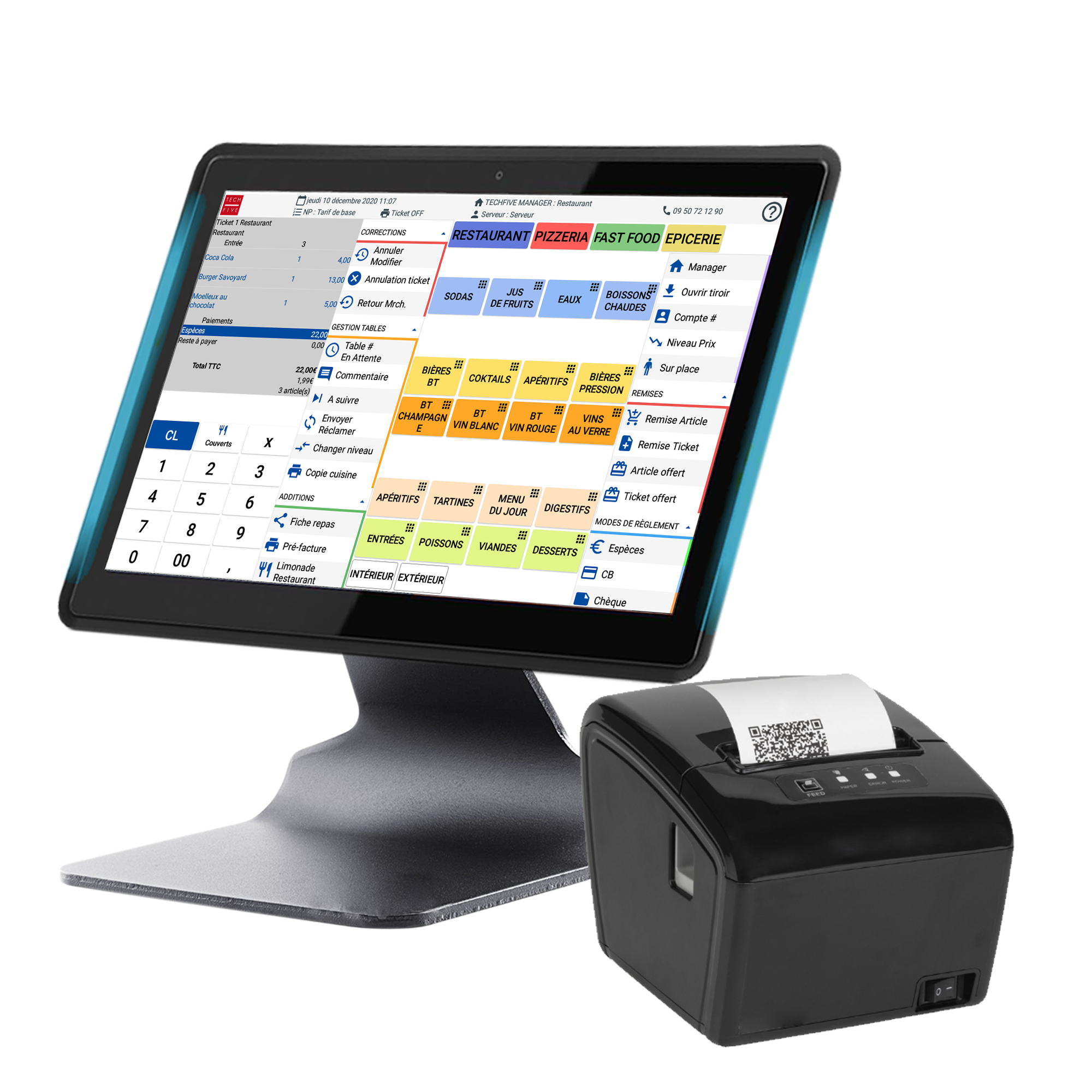 système d'encaissement tactile Bill-i 15 Premium